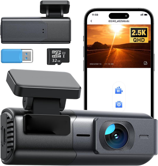 Dash Cam 1080P , DVR Car Driving Recorder, LCD Screen, 170° Wide Angle Mini Camera for Cars, Parking Monitor