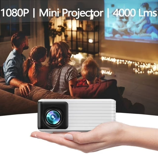 Mini Projector1080P LCD , White (5 Count)