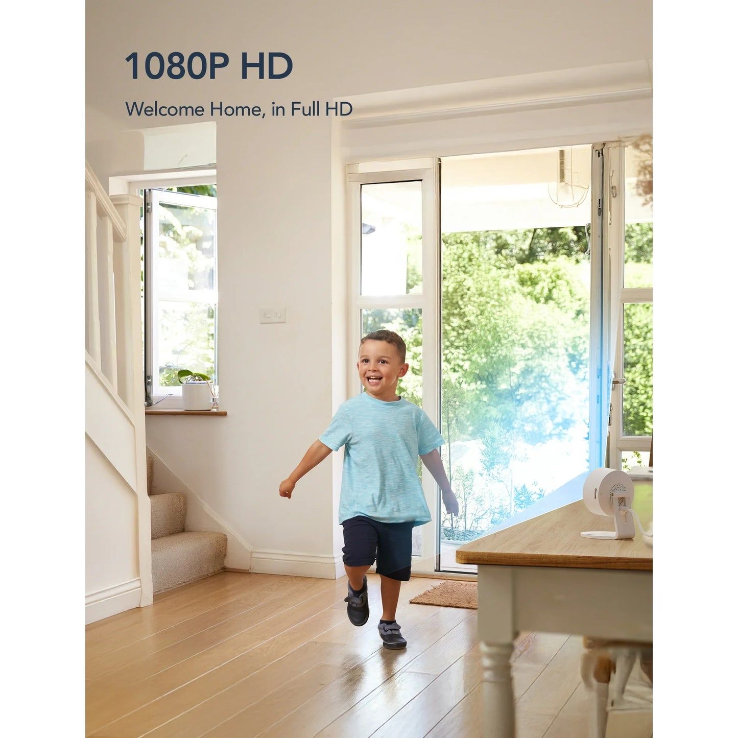 Security Camera, View Wifi Home Security Camera System 1080P with IP66 Weatherproof Motion Detection Night Vision 2-Way Audio